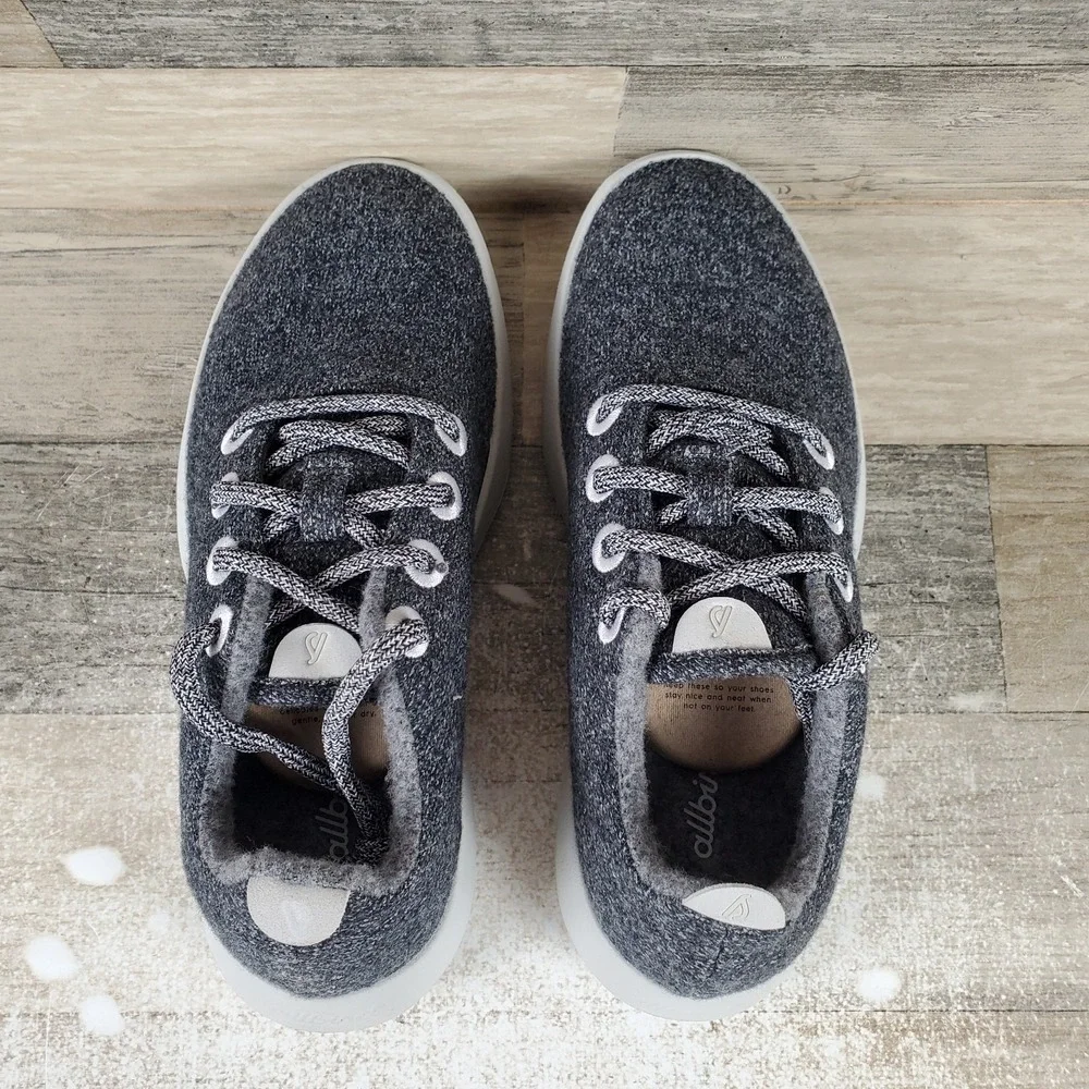 Allbirds Wool Runners Womens Shoes Sz 6 Natural Gray Comfort Lace-Up‎ Sneakers